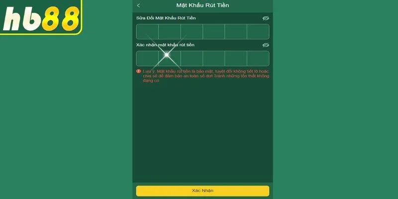 Cách lấy lại mật khẩu tại HB88 nhanh chóng cho anh em