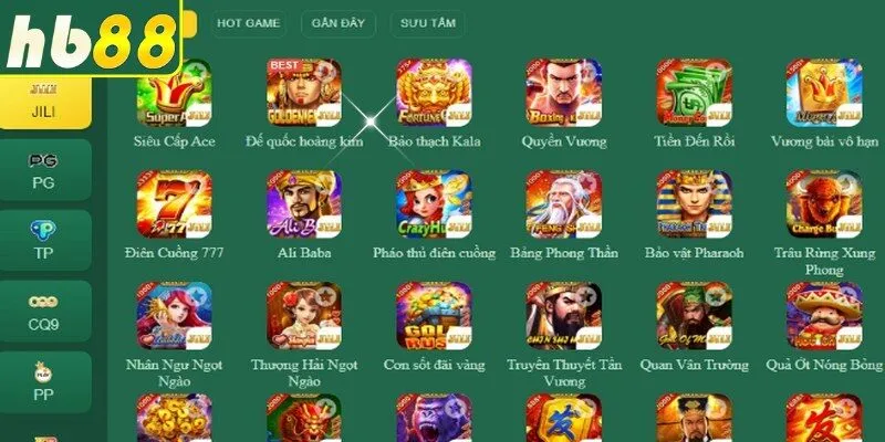 Các trò chơi ấn tượng nhất tại sảnh nổ hũ của HB88