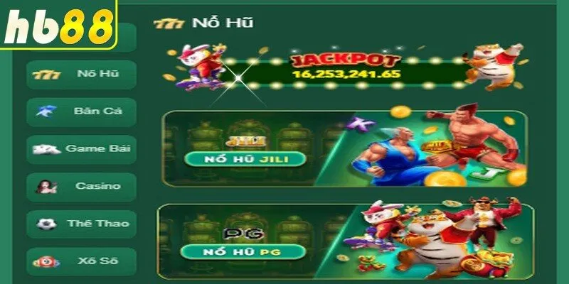 Nổ hũ HB88 đang khẳng định vị thế dẫn đầu trong phân khúc trò chơi slot